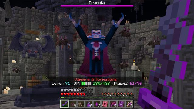Screenshot of the Minecraft Bedrock Marketplace product Vampire Biomes Add-On created by Waypoint Studios.