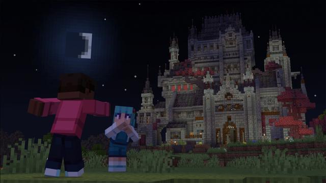 Screenshot of the Minecraft Bedrock Marketplace product Vampire Biomes Add-On created by Waypoint Studios.