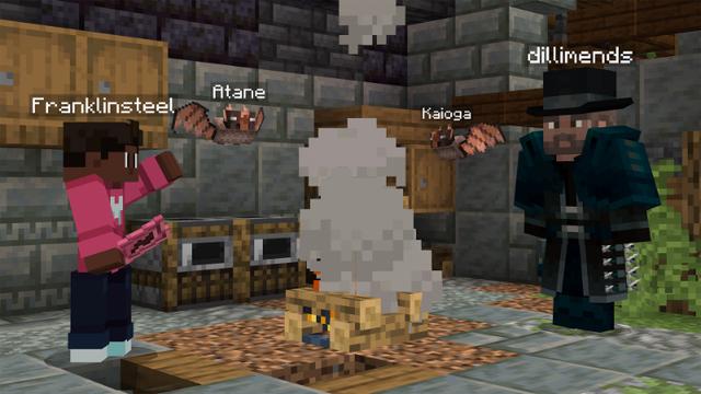 Screenshot of the Minecraft Bedrock Marketplace product Vampire Biomes Add-On created by Waypoint Studios.