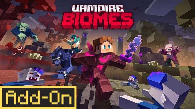 Thumbnail of the Minecraft Bedrock Marketplace product Vampire Biomes Add-On created by Waypoint Studios.