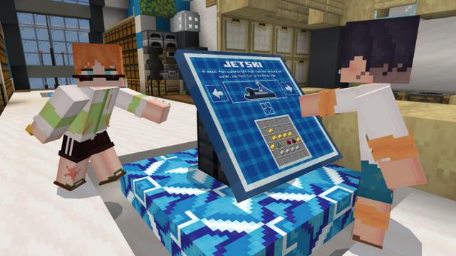 Screenshot of the Minecraft Bedrock Marketplace product Vehicles+ created by Waypoint Studios.
