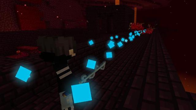 Screenshot of the Minecraft Bedrock Marketplace product Weapons+ created by Waypoint Studios.