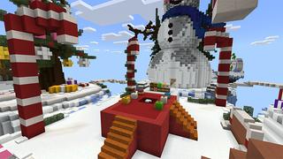 Screenshot of the Minecraft Bedrock Marketplace product Winter Bed Wars created by Waypoint Studios.