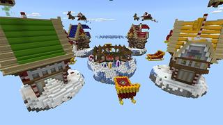 Screenshot of the Minecraft Bedrock Marketplace product Winter Bed Wars created by Waypoint Studios.