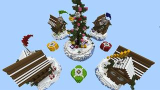 Screenshot of the Minecraft Bedrock Marketplace product Winter Bed Wars created by Waypoint Studios.