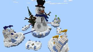 Screenshot of the Minecraft Bedrock Marketplace product Winter Bed Wars created by Waypoint Studios.