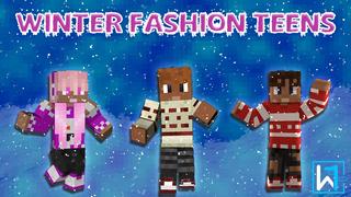 Thumbnail of the Minecraft Bedrock Marketplace product Winter Fashion Teens created by Waypoint Studios.
