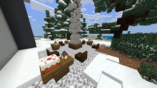 Screenshot of the Minecraft Bedrock Marketplace product Winter Millionaire Mansion created by Waypoint Studios.