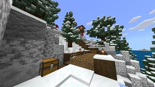 Screenshot of the Minecraft Bedrock Marketplace product Winter Millionaire Mansion created by Waypoint Studios.