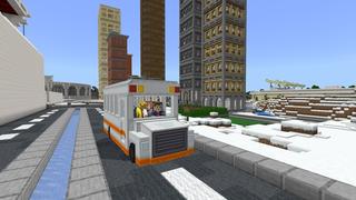 Screenshot of the Minecraft Bedrock Marketplace product Winter Race created by Waypoint Studios.