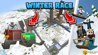 Thumbnail of the Minecraft Bedrock Marketplace product Winter Race created by Waypoint Studios.