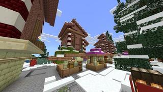 Screenshot of the Minecraft Bedrock Marketplace product Winter Village created by Waypoint Studios.