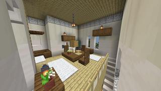 Screenshot of the Minecraft Bedrock Marketplace product Winter Village created by Waypoint Studios.