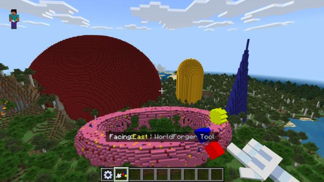 Screenshot of the Minecraft Bedrock Marketplace product World Forger created by Waypoint Studios.