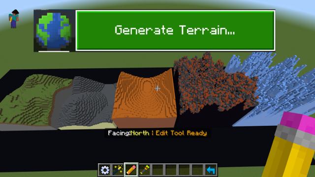 Screenshot of the Minecraft Bedrock Marketplace product World Forger created by Waypoint Studios.