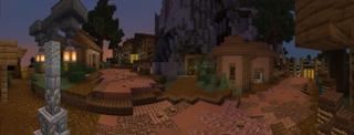 Panorama of the Minecraft Bedrock Marketplace product Zombies: The Mountain created by Waypoint Studios.