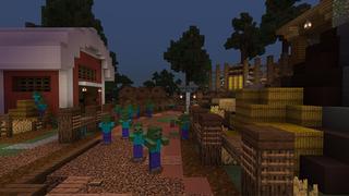 Screenshot of the Minecraft Bedrock Marketplace product Zombies: The Mountain created by Waypoint Studios.