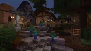 Screenshot of the Minecraft Bedrock Marketplace product Zombies: The Mountain created by Waypoint Studios.
