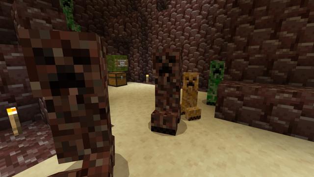 Screenshot of the Minecraft Bedrock Marketplace product bRanN's MiniCTM: Sandstone created by We Fight Mobs Studio.
