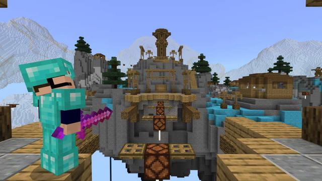 Screenshot of the Minecraft Bedrock Marketplace product Starchart: Crimson Skies created by We Fight Mobs Studio.