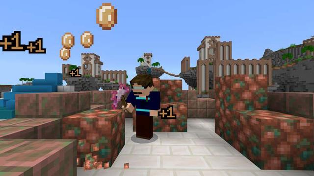 Screenshot of the Minecraft Bedrock Marketplace product Starchart: Relaxalotl Resort created by We Fight Mobs Studio.