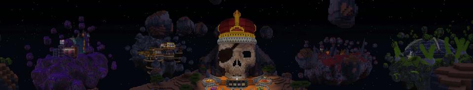 Panorama of the Minecraft Bedrock Marketplace product Starchart: Space Pirates created by We Fight Mobs Studio.