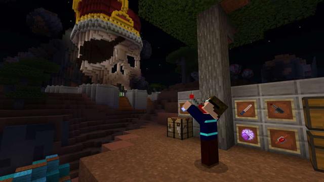 Screenshot of the Minecraft Bedrock Marketplace product Starchart: Space Pirates created by We Fight Mobs Studio.