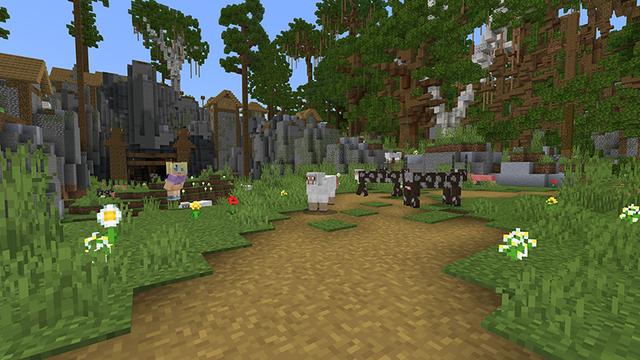 Screenshot of the Minecraft Bedrock Marketplace product Long Mobs created by We4u.