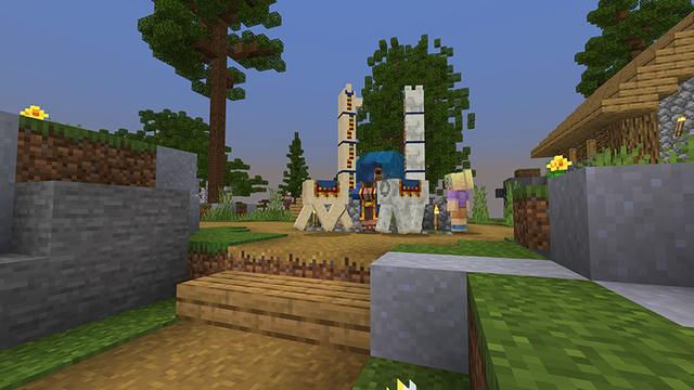 Screenshot of the Minecraft Bedrock Marketplace product Long Mobs created by We4u.