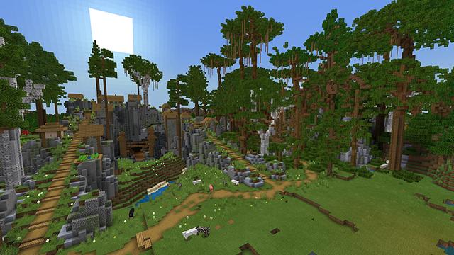 Screenshot of the Minecraft Bedrock Marketplace product Long Mobs created by We4u.