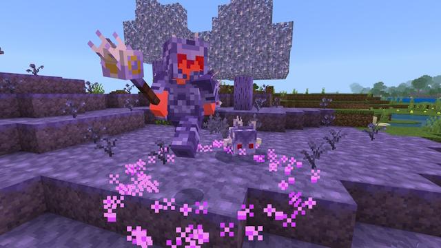 Screenshot of the Minecraft Bedrock Marketplace product Amethyst Expansion created by WildPhire.