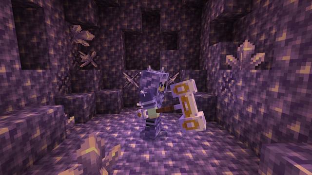 Screenshot of the Minecraft Bedrock Marketplace product Amethyst Expansion created by WildPhire.