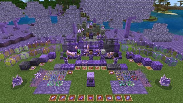 Screenshot of the Minecraft Bedrock Marketplace product Amethyst Expansion created by WildPhire.