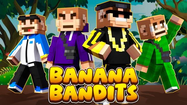 Thumbnail of the Minecraft Bedrock Marketplace product Banana Bandits created by WildPhire.