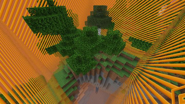 Screenshot of the Minecraft Bedrock Marketplace product Chunk Expansion: Halloween Edition created by WildPhire.