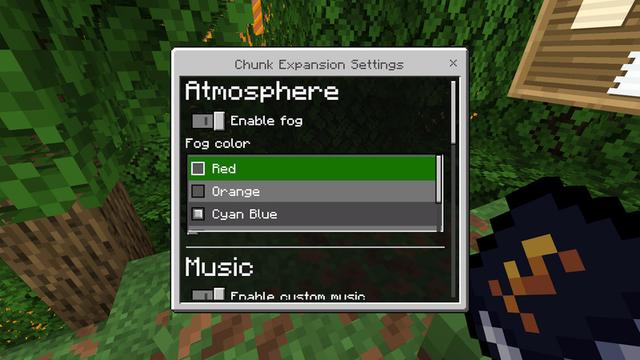 Screenshot of the Minecraft Bedrock Marketplace product Chunk Expansion: Halloween Edition created by WildPhire.