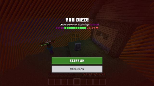 Screenshot of the Minecraft Bedrock Marketplace product Chunk Expansion: Halloween Edition created by WildPhire.
