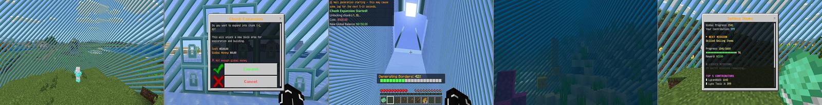 Panorama of the Minecraft Bedrock Marketplace product Chunk Expansion created by WildPhire.