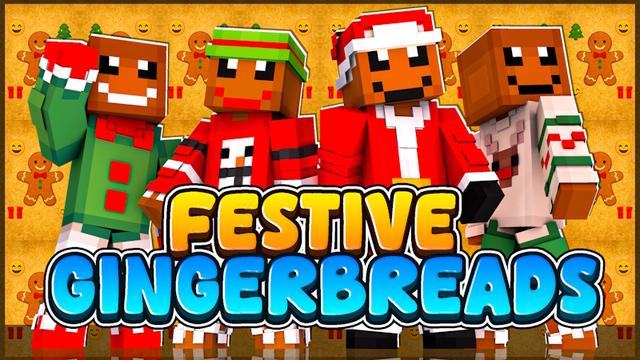 Thumbnail of the Minecraft Bedrock Marketplace product Festive Gingerbreads created by WildPhire.
