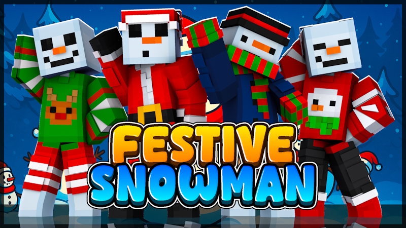 Festive Snowman by WildPhire | CHUNK - Minecraft Bedrock Marketplace ...