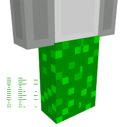 Thumbnail of the Minecraft Bedrock Marketplace product Glitching Creeper Legs created by WildPhire.
