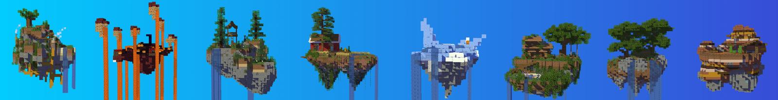 Panorama of the Minecraft Bedrock Marketplace product Lucky Fishing Skyblock created by WildPhire.