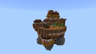 Screenshot of the Minecraft Bedrock Marketplace product Lucky Fishing Skyblock created by WildPhire.