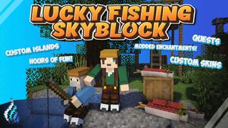 Thumbnail of the Minecraft Bedrock Marketplace product Lucky Fishing Skyblock created by WildPhire.
