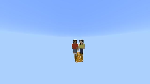 Screenshot of the Minecraft Bedrock Marketplace product Lucky One Block created by WildPhire.
