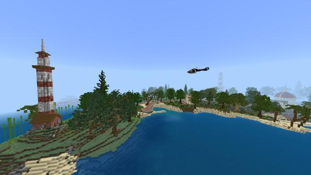 Screenshot of the Minecraft Bedrock Marketplace product Mediterranean Isles created by WildPhire.