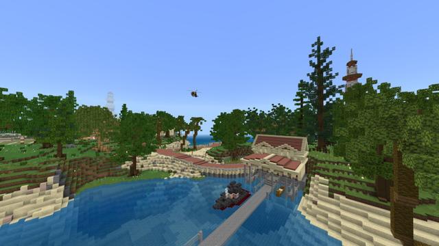 Screenshot of the Minecraft Bedrock Marketplace product Mediterranean Isles created by WildPhire.
