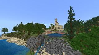 Screenshot of the Minecraft Bedrock Marketplace product Mediterranean Isles created by WildPhire.