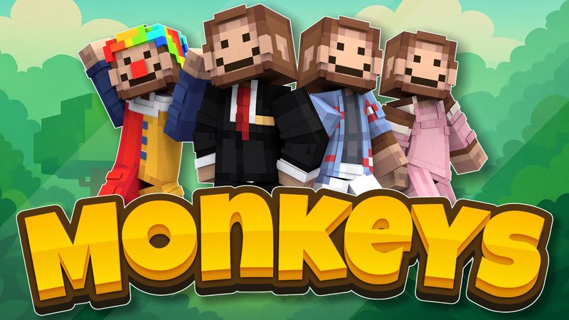 Monkeys by WildPhire | CHUNK - Minecraft Bedrock Marketplace Explorer