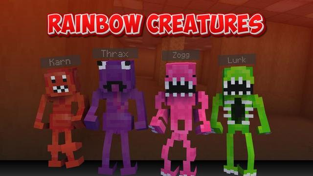 Thumbnail of the Minecraft Bedrock Marketplace product Rainbow Creatures created by WildPhire.